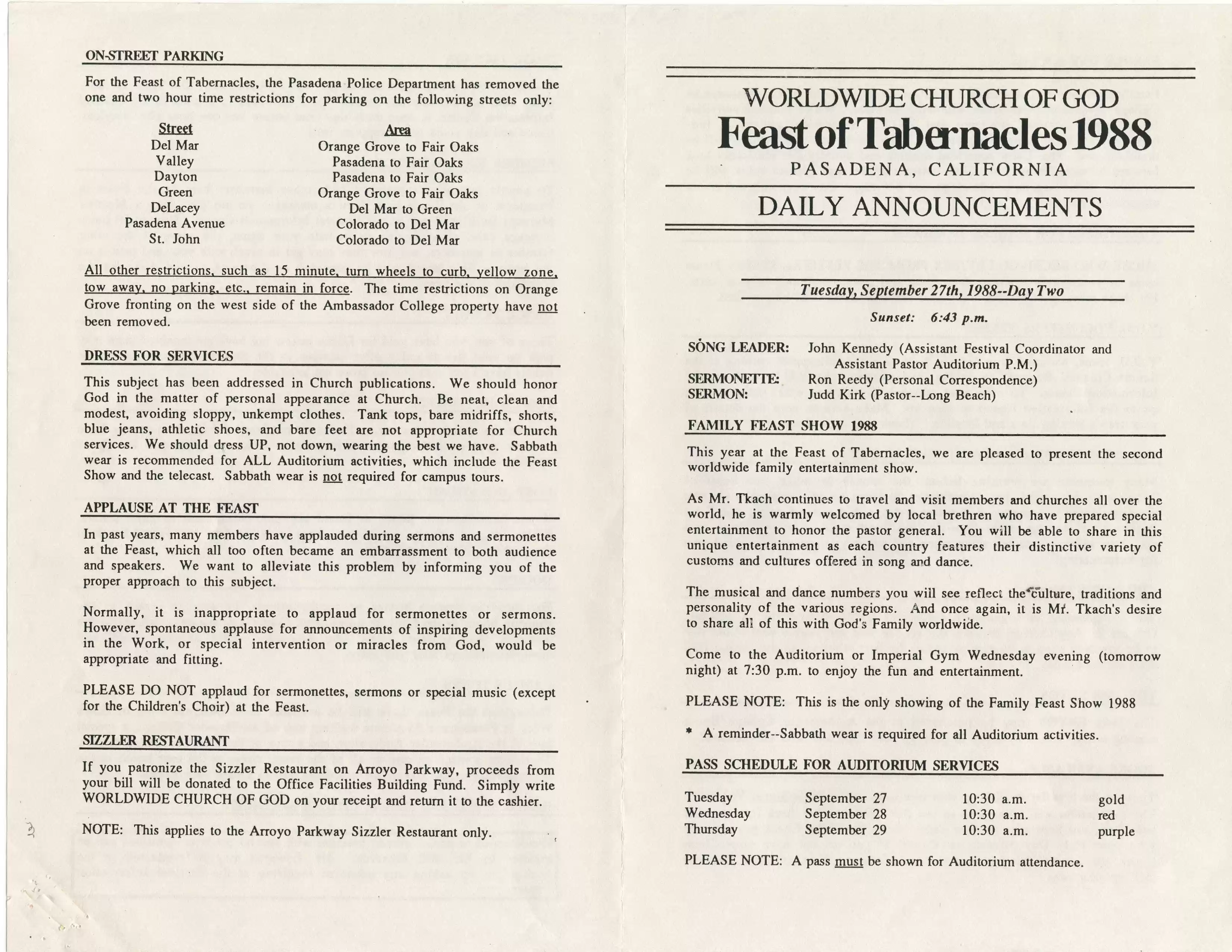 4. FT bulletin Pasadena, 9-27-88, p1